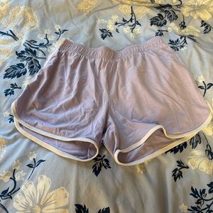 Purple BCG athletic shorts